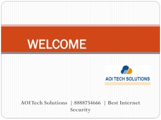 AOI Tech Solutions Best Network Security Call: 8888754666