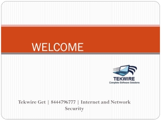 Tekwire | Get Internet and Network Security Call: 8444796777