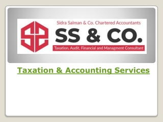 taxation & accounting services