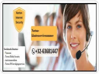 Norton Antivirus Contact Telefoonnummer Belgie 32-63681447