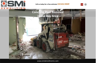 Concrete Pool Removal in the Bay Area - SMI PAVERS & DEMO