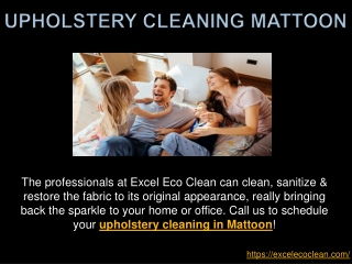 Upholstery Cleaning Mattoon