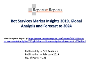 Global Bot Services Industry with a focus on the Chinese Market