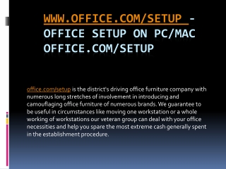 Office.com/setup -Microsoft Office Antivirus