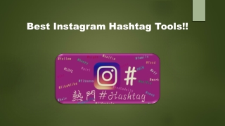 Best Instagram Hashtag Tools!!