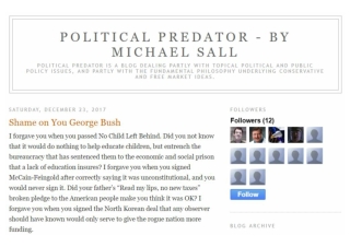 Political Predator | Michael Sall