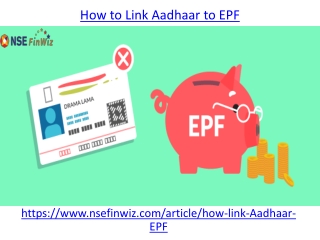 How to Link Aadhaar to EPF