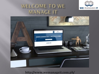 We Manage IT -Managed IT Services Company in Philippines