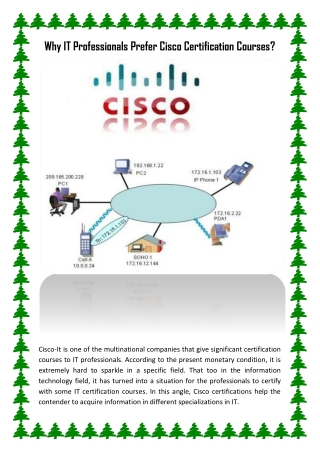 Why IT Professionals Prefer Cisco Certification Courses?