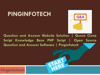 Question and Answer Website Solution | Quora Clone Script Knowledge Base PHP Script