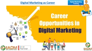 Reason Behind Why Expert Prefer Choosing Digital Marketing as Career.