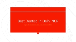 Best Dentist in Delhi NCR