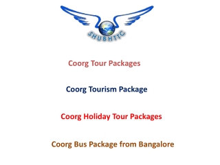 Coorg Tourism Package, Book Coorg Package at best price - ShubhTTC Coorg Tourism Package, Book Coorg Package at best pr