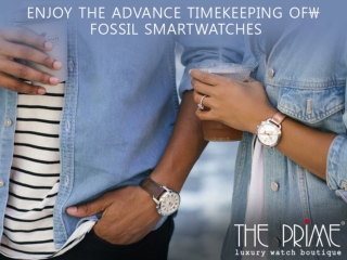 Enjoy The Advance Timekeeping Of Fossil Smartwatches