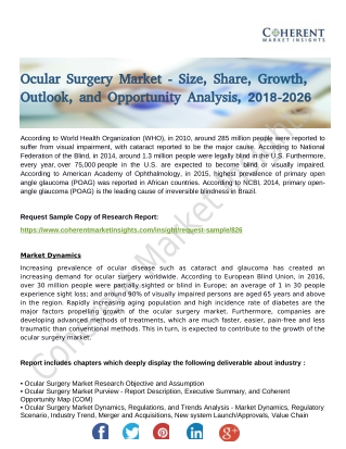 Ocular Surgery Market, by Device Type and Region - Insights, Size, Share, Opportunity Analysis, and Industry Forecast ti