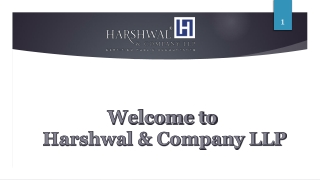 Information Technology & Security Services - Harshwal & Company LLP