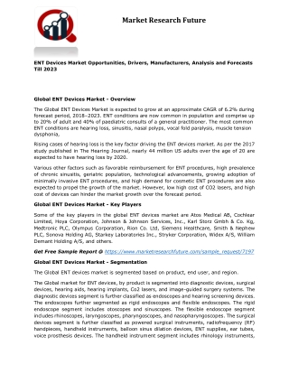 Ent devices market 2019