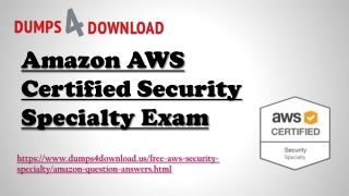 Amazon AWS-Security-Specialty Questions And Answers Dumps - Dumps4Download.us