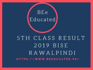 5th class result 2019 Bise Rawalpindi