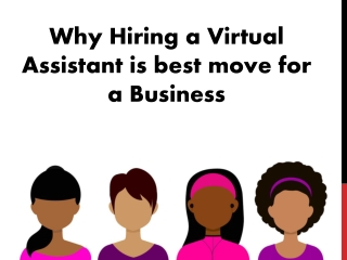 Why Hiring a Virtual Assistant is best move for a Business