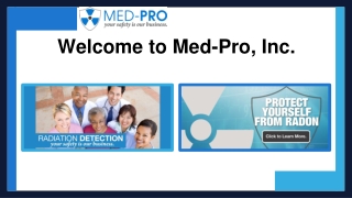 Radiation Dosimetry Services | Med-Pro, Inc.