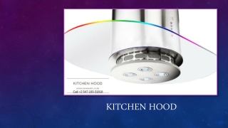 Types of Commercial Kitchen Hood & its Benefits