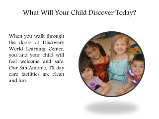 Discovery Kids Child Care in San Antonio