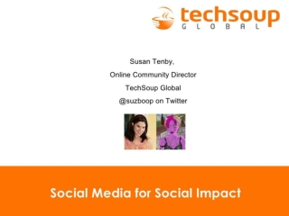 Social Media For Social Impact