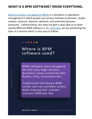 What is BPM?