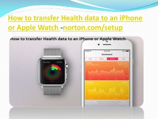 How to transfer Health data to an iPhone or Apple Watch