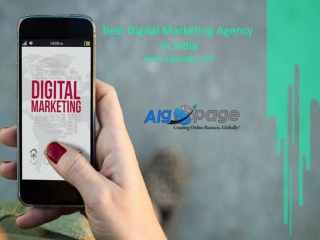 Best Digital Marketing Agency in India - Algopage