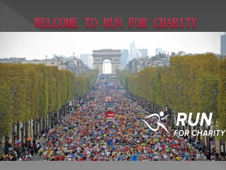 We Organize Charity Running Event