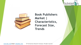 Global Book Publishers Market | Characteristics, Forecast Size, Trends