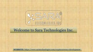  Cryptocurrency Development Services | Cryptocurrency Development - Sara Technologies