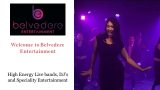 Wedding band hire Los Angeles - Belvedere Entertainment