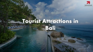 Tourist attraction in bali