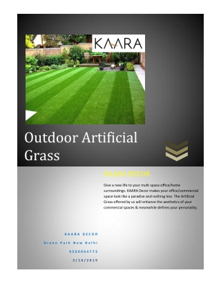 Artificial grass Palm Trees