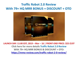 Traffic Robot 2.0 Review