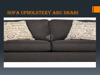 Sofa Upholstery In Abu Dhabi
