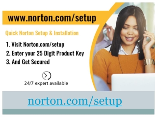 steps to install norton setup