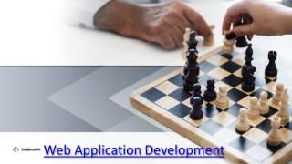 Web application development