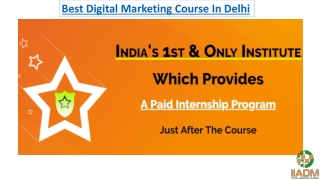 Enroll now in the Digital Marketing Course in Delhi for a rewarding future.
