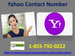 Speak to our Yahoo professionals via Yahoo Contact Number 1-855-792-0222