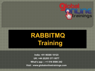 RabbitMQ training | RabbitMQ online training – global online