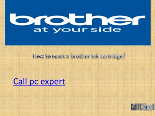 how to reset brother ink cartridge?