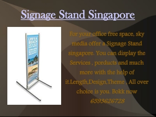 Digital Signage stand singapore'