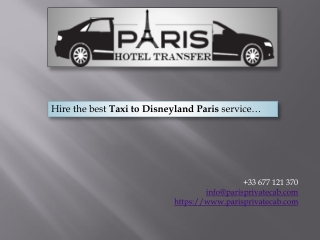Shuttle to Disneyland Paris, Paris Disney Shuttle
