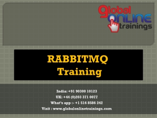 RabbitMQ training | RabbitMQ online training – global online