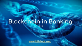 Blockchain In Banking