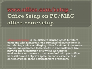 Office.com/setup /Office Antivirus Activation